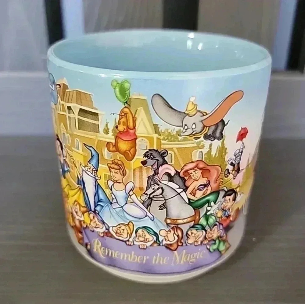Disney World Remember the Magic 12 oz Coffee Mug Princess 25th Anniversary Cup